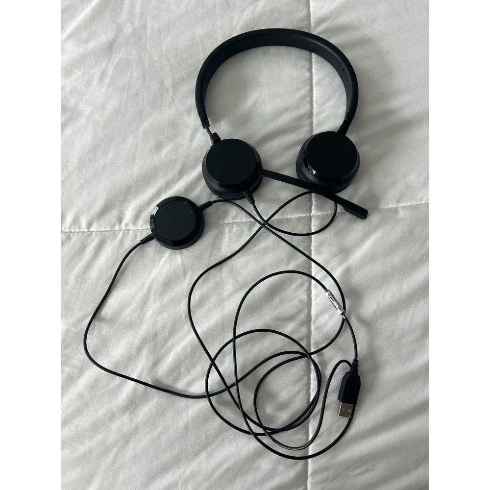 Jabra‎ GN Headset HSC016 USB Headphone Microphone Boom Mic